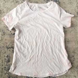 Old navy pink and white tie die shirt